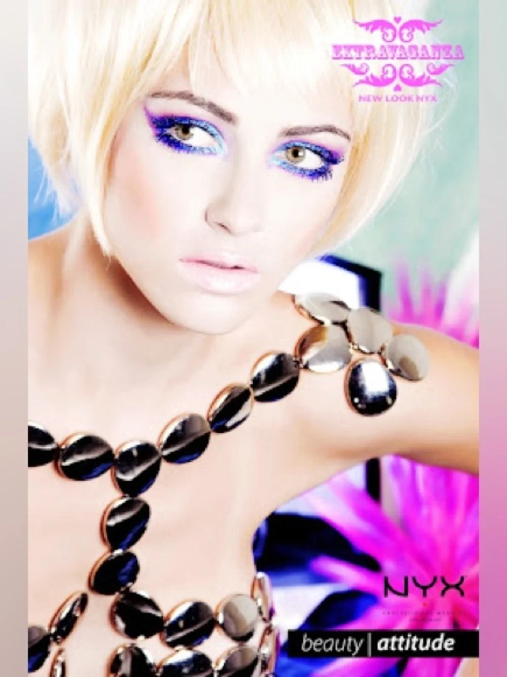 NWT NYX Ultra Pearl Mania Loose Powder Eye Shadow - Baby Blue LP08